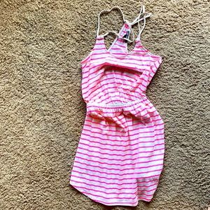 Express striped racerback dress